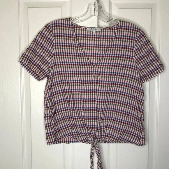 MADEWELL Tie At Waist Top - Picture 1 of 6